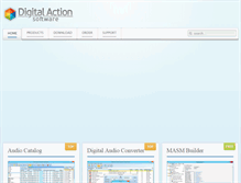 Tablet Screenshot of digitaction.com